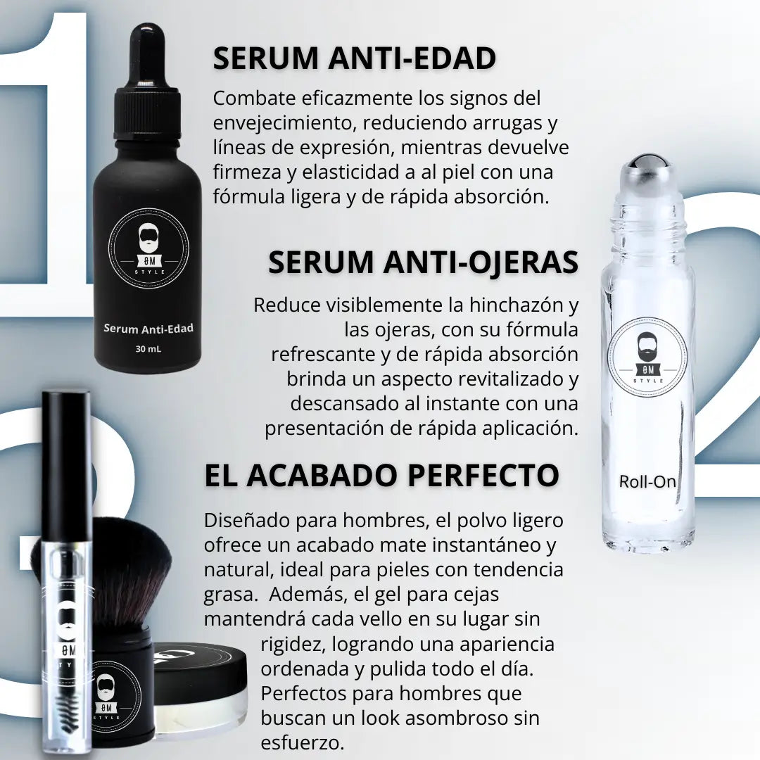 Mixed Kit: Dark Circles, Wrinkles, Shine, Eyebrows