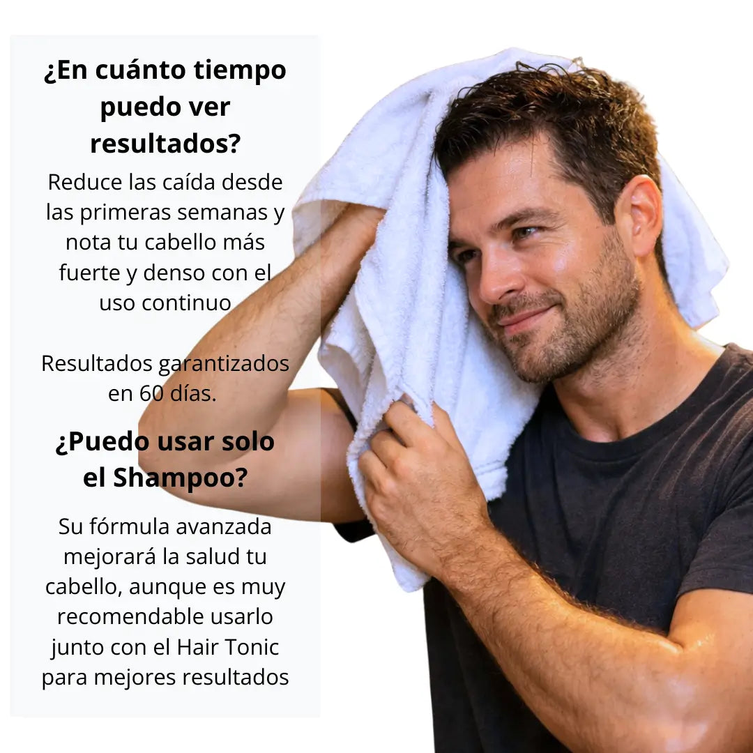 Kit Crecimiento Capilar + Anticaída - 2 Hair Tonic + 1 Shampoo
