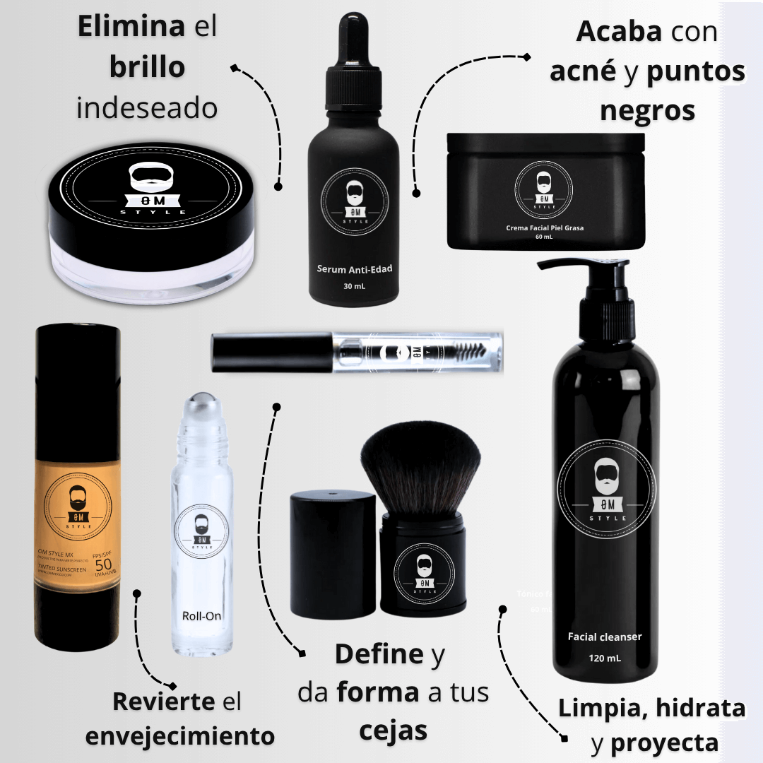 Oily Skin Kit + Anti-Aging + Eyebrows