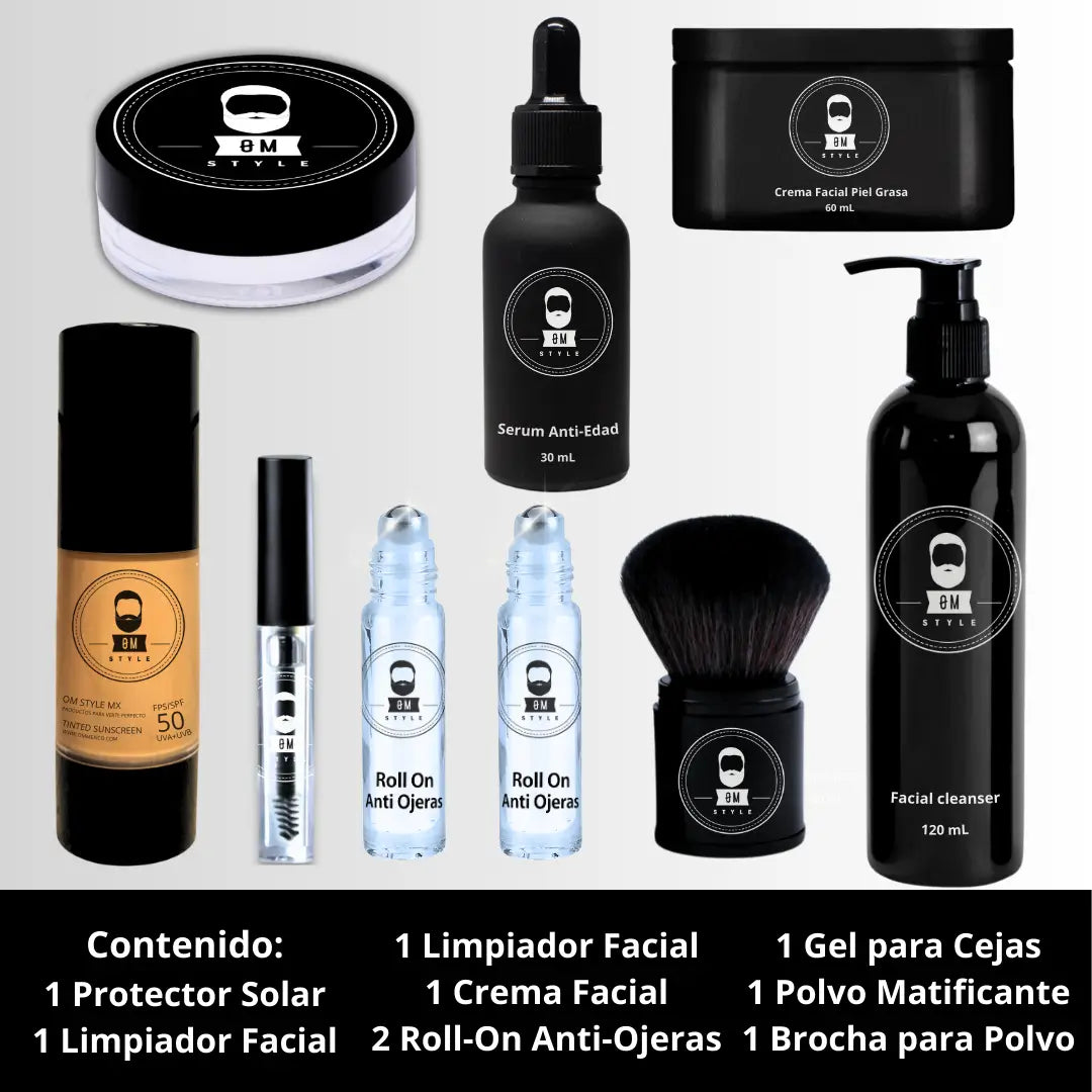 Oily Skin Kit + Anti-Aging + Eyebrows