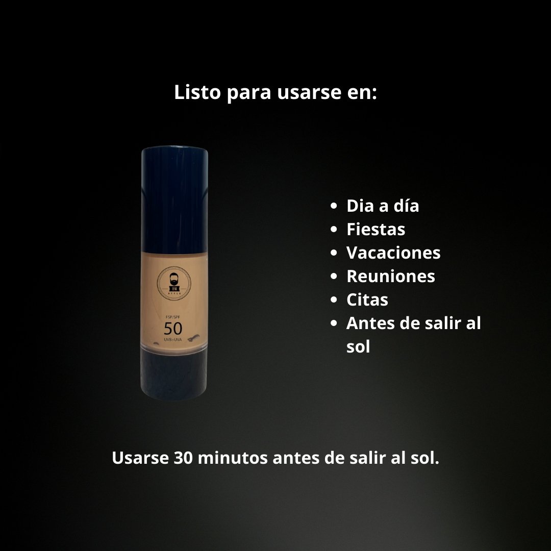 1 Tinted Sunscreen 50+ SPF - OM Style Mexico