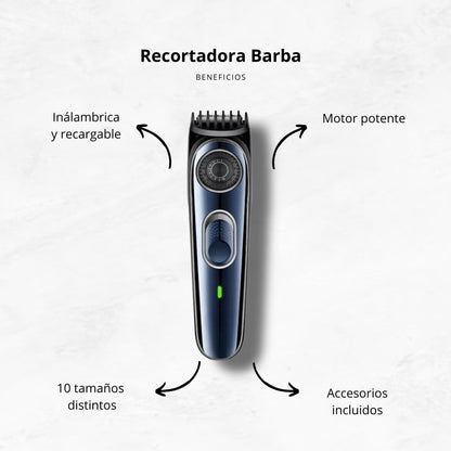 Kit De Cuidado Y Crecimiento De Barba Y Bigote 3 Meses