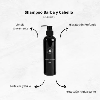 Kit De Cuidado Y Crecimiento De Barba Y Bigote 3 Meses