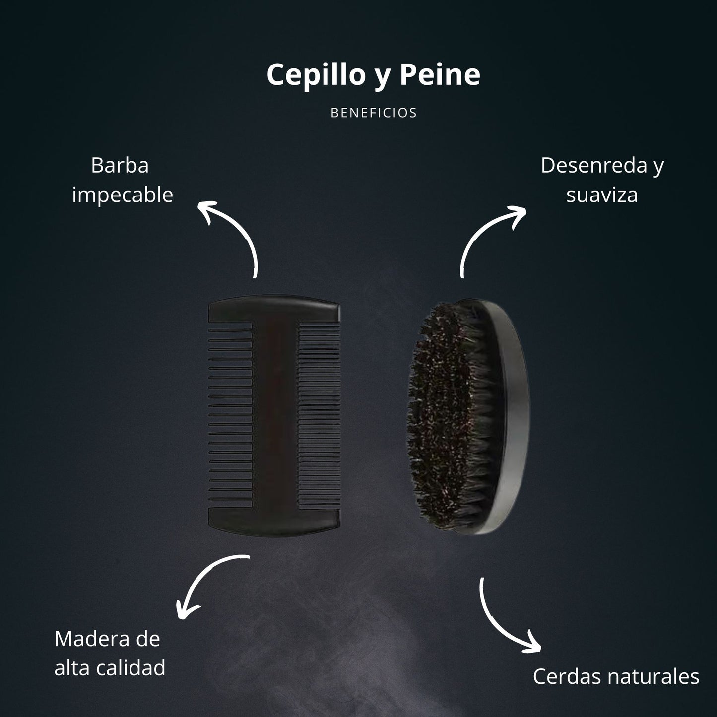 Kit De Cuidado Y Crecimiento De Barba Y Bigote 3 Meses