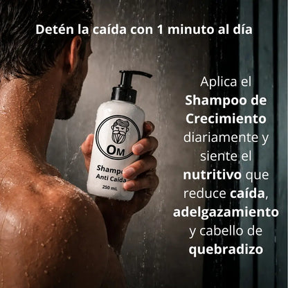 Kit Crecimiento Capilar + Anticaída - 2 Hair Tonic + 1 Shampoo