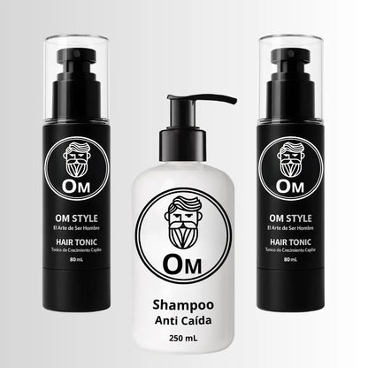 Kit Crecimiento Capilar + Anticaída - 2 Hair Tonic + 1 Shampoo