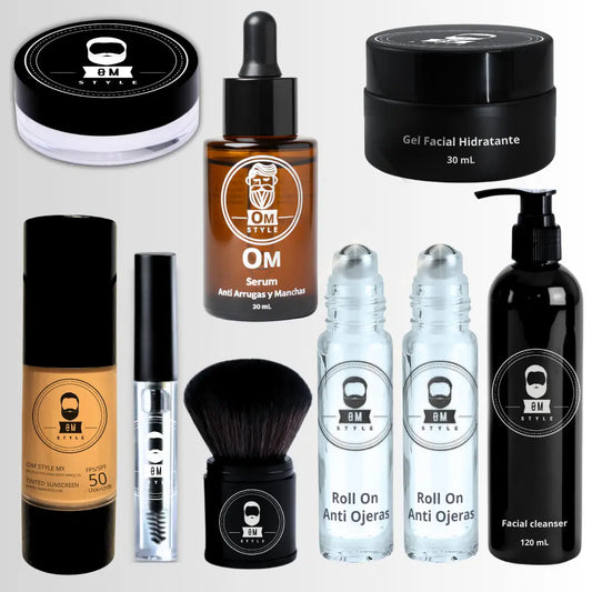Kit Piel Grasa + Anti Edad + Cejas