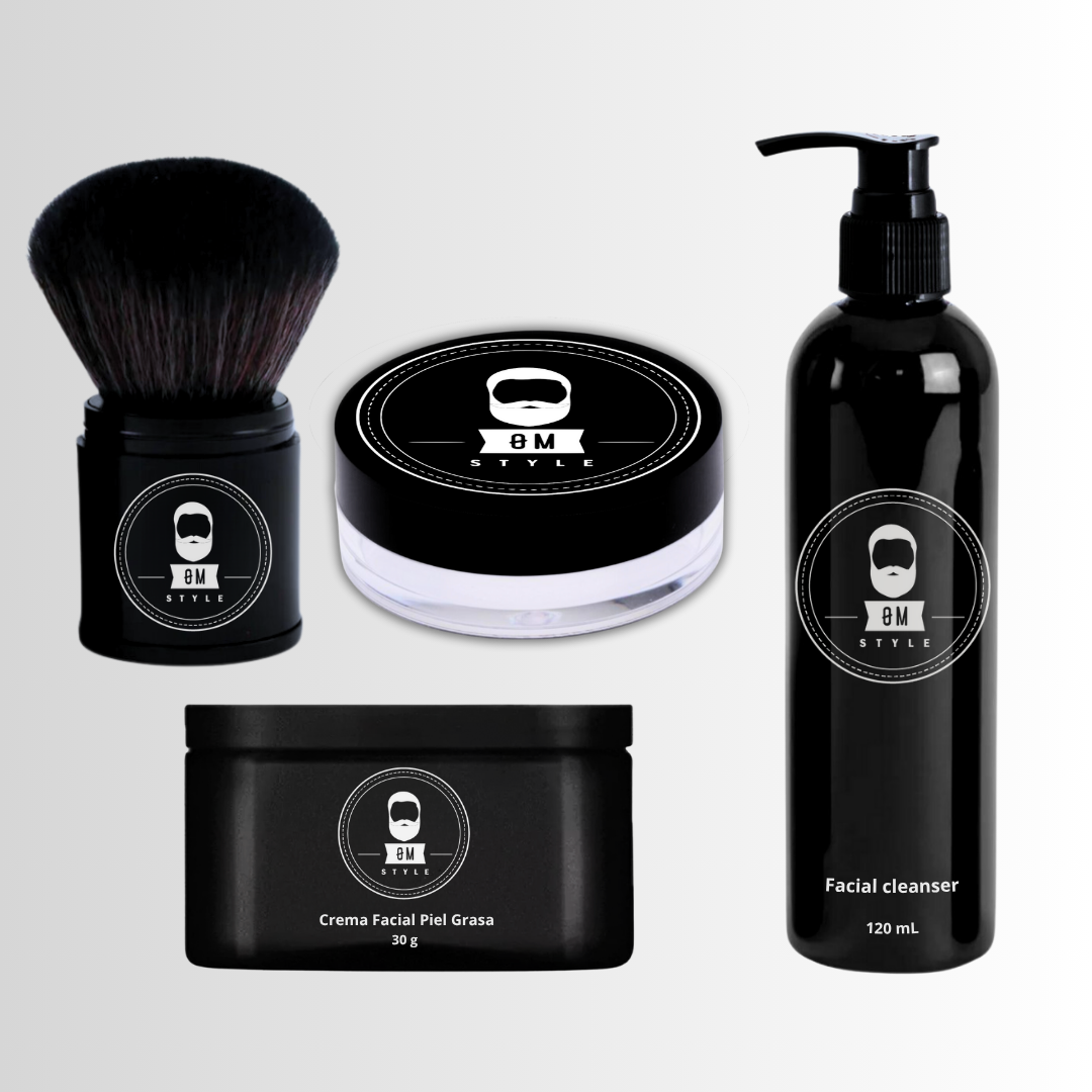 Oily Skin Kit: Matte, Anti-shine, Anti-Acne, Pore and Blackhead Reduction,