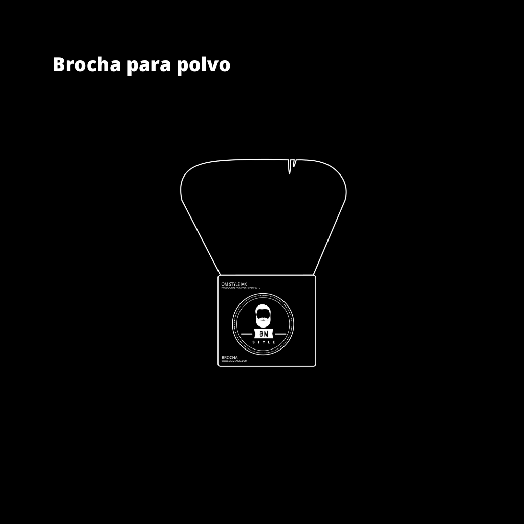 1 Brocha para polvo - OM Style Mexico